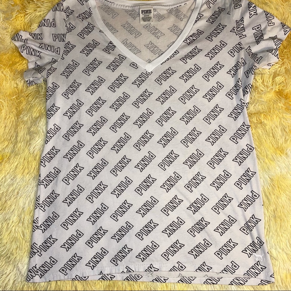 PINK V-Neck Tee